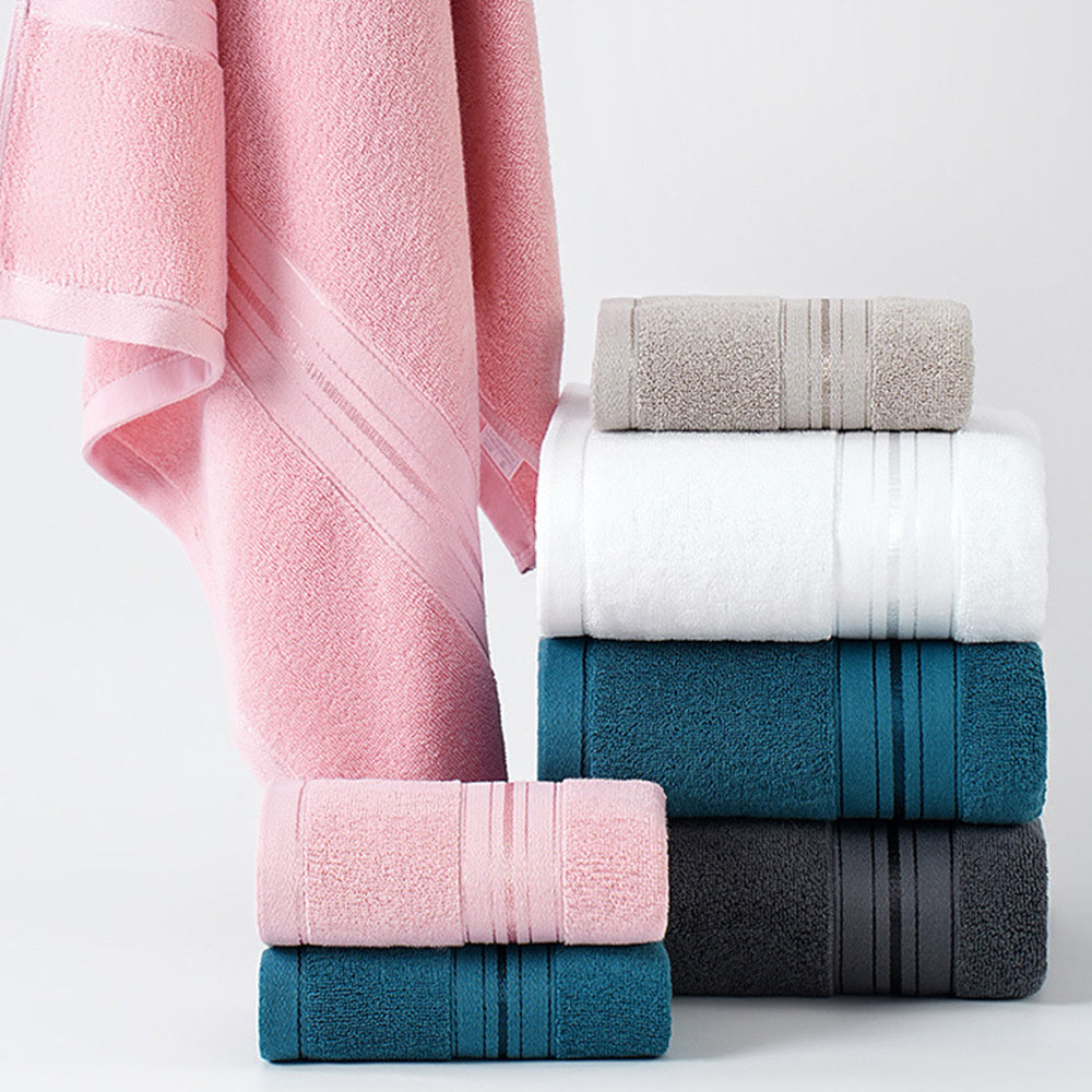 Luxurious Quick-Dry Cotton Towel Set for Everyday Elegance