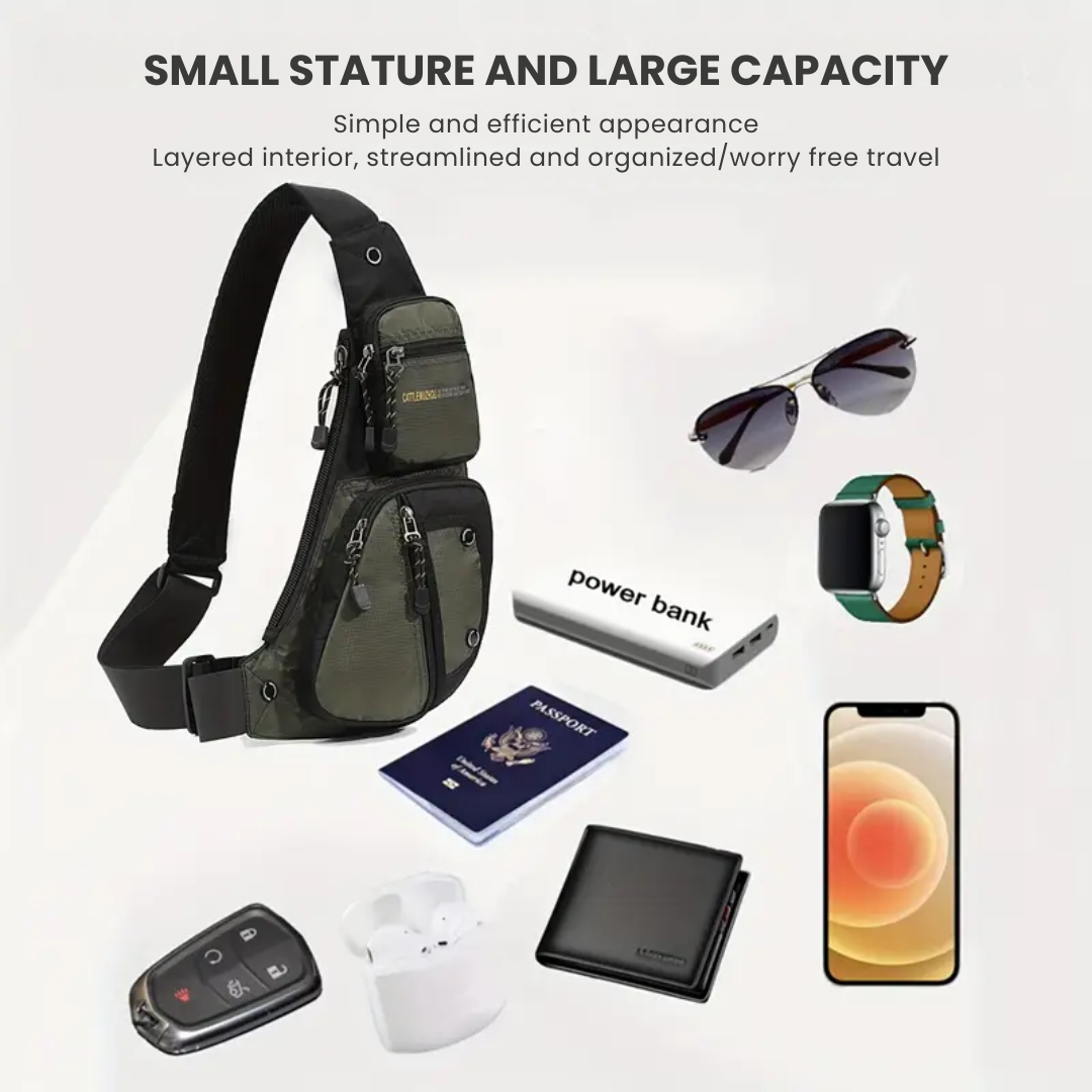 Adventure Ready Crossbody Bag – Waterproof & Secure