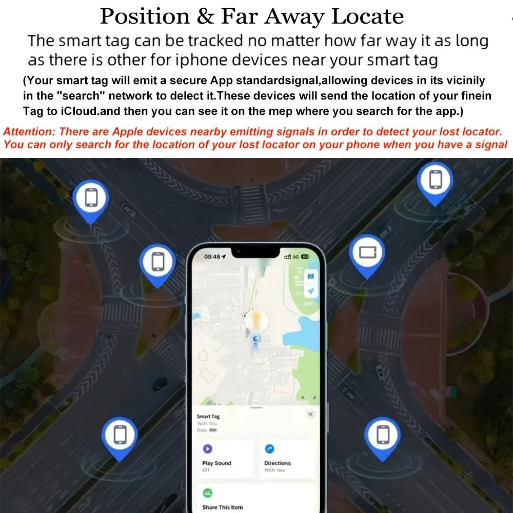 Smart GPS Tracker for Keys, Wallets, and Important Items