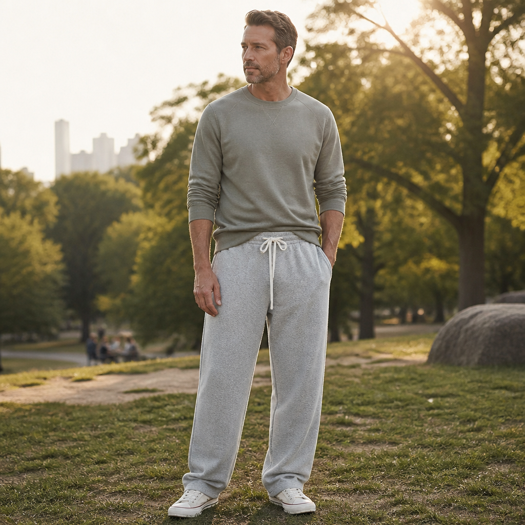 VeroStride™ – Loose-Fit Drawstring Lounge Pants Featuring Side Pockets