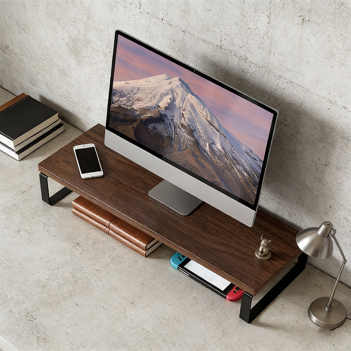 ErgoLift – Portable Wooden Laptop & Tablet Stand for Comfort