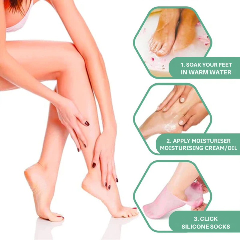 VeluxeSilk™ Silicone Socks — Unlock All-Day Softness and End Foot Pain for Good