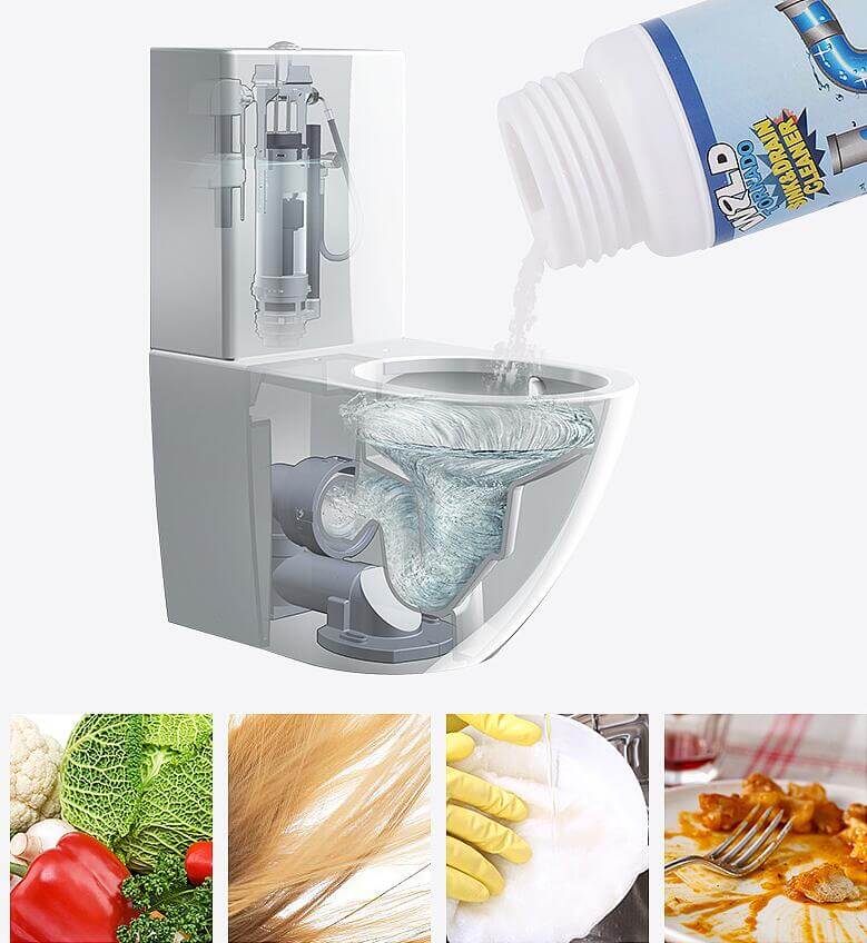 ClearStream™ Drain Revive — Instantly Melt Clogs and Banish Funk for a Fresh, Flowing Home