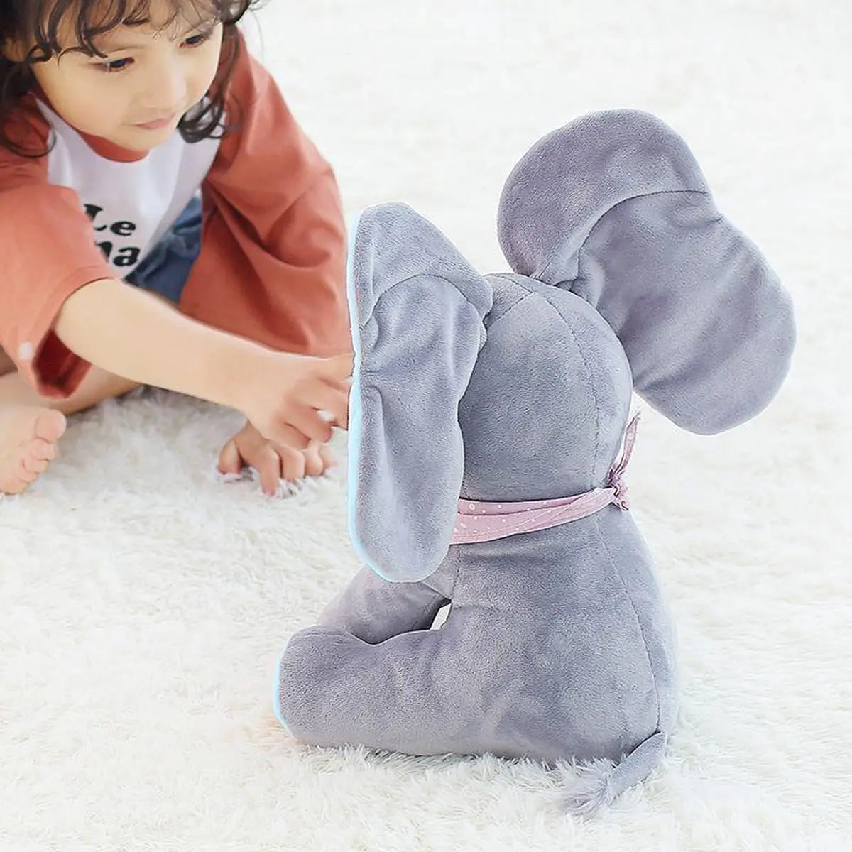 Soft Elephant Toy with Music – Bendable Ears & Assured Child Delight