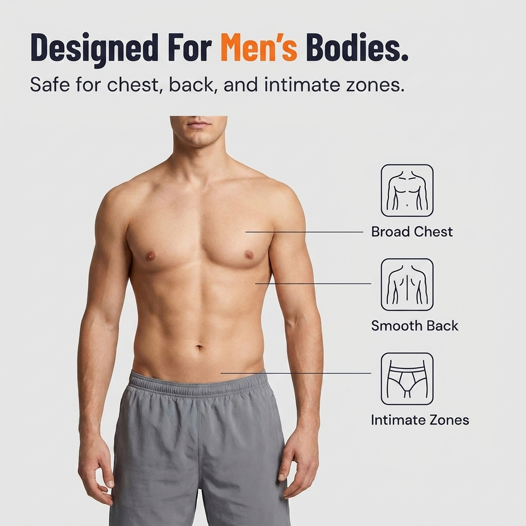 BareCraft™ — Silky Chest, Back & Intimate Hair Removal in 5 Easy Minutes