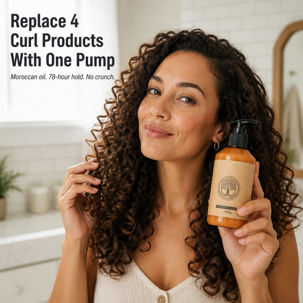 BounceCurl™ — Swap 4 Curl Products for a Single Pump with 78-Hour Hold