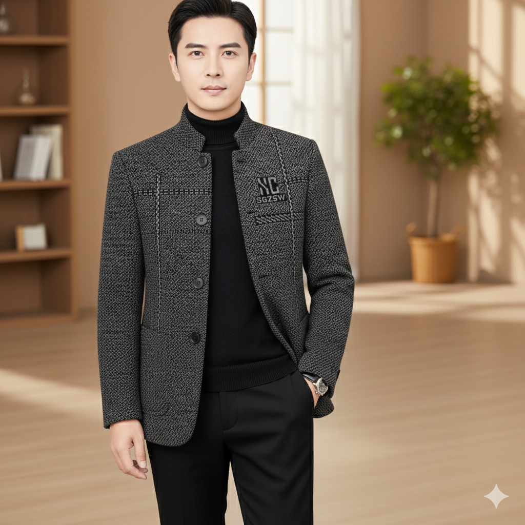 AmberTide™ Mantle — Featherlight Warmth That Powers Your Confidence All Day Long