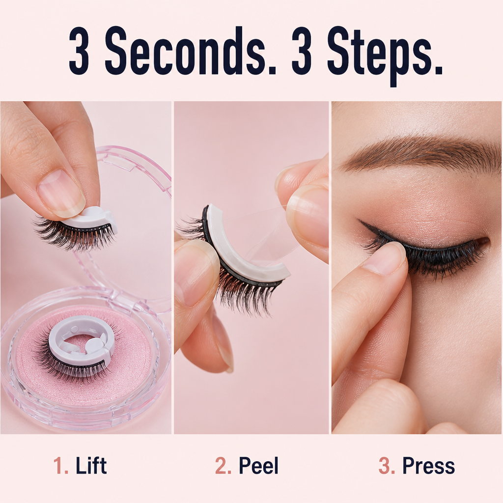RamoraMuse™ — Apply Full Lashes in 3 Seconds, No Glue or Magnets Needed
