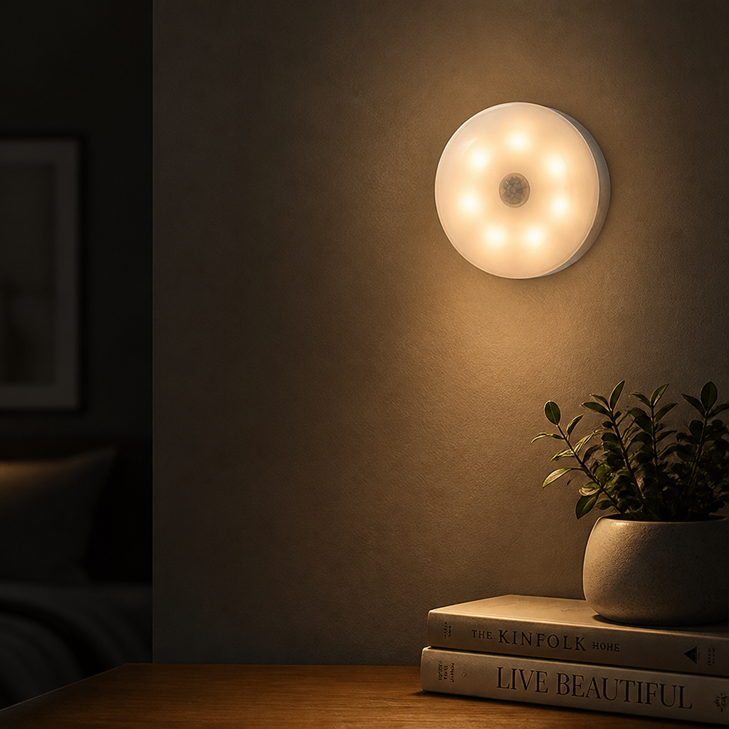 LumaBeam™ — Step Confidently Through Darkness with Instant, Hands-Free Glow