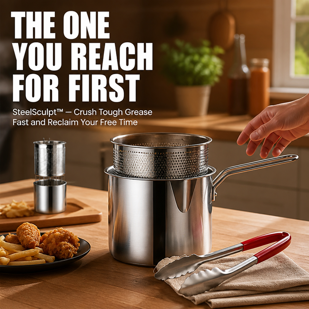SteelSculpt™ — Crush Tough Grease Fast and Reclaim Your Free Time
