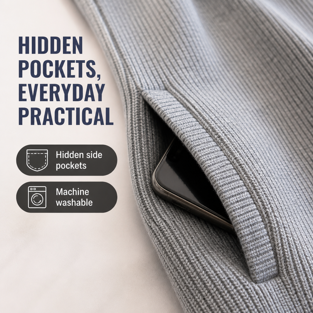 SereniKnit™ — Feel Wrapped in Soft, Stretchy Warmth That Moves With You