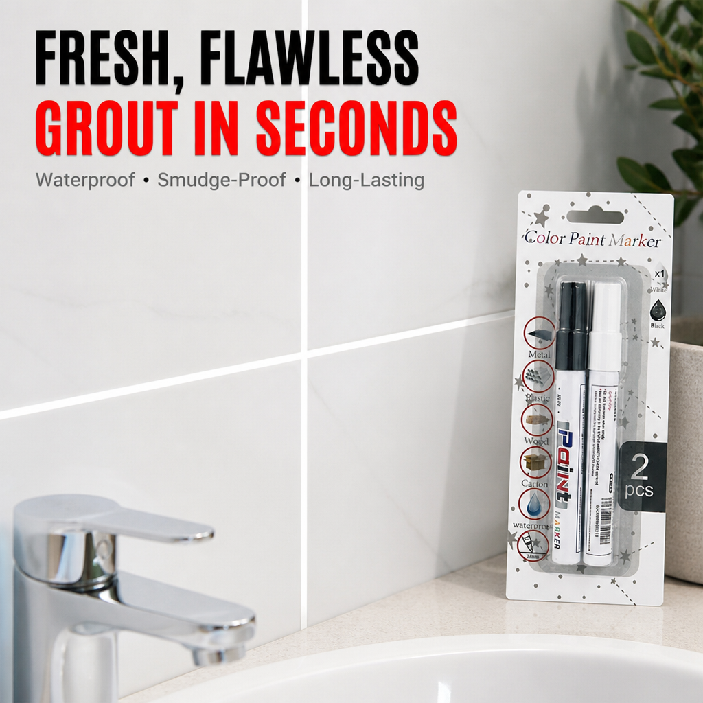 RevitaLine™ — Instantly Bring Your Grout Back to Life with Waterproof Precision