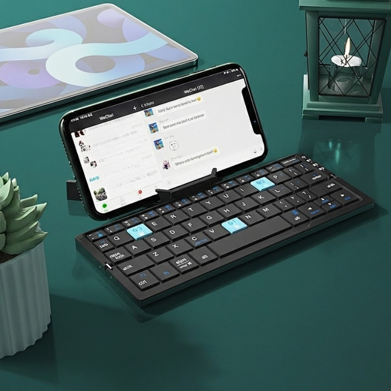 Compact Wireless Keyboard for On-the-Go Typing