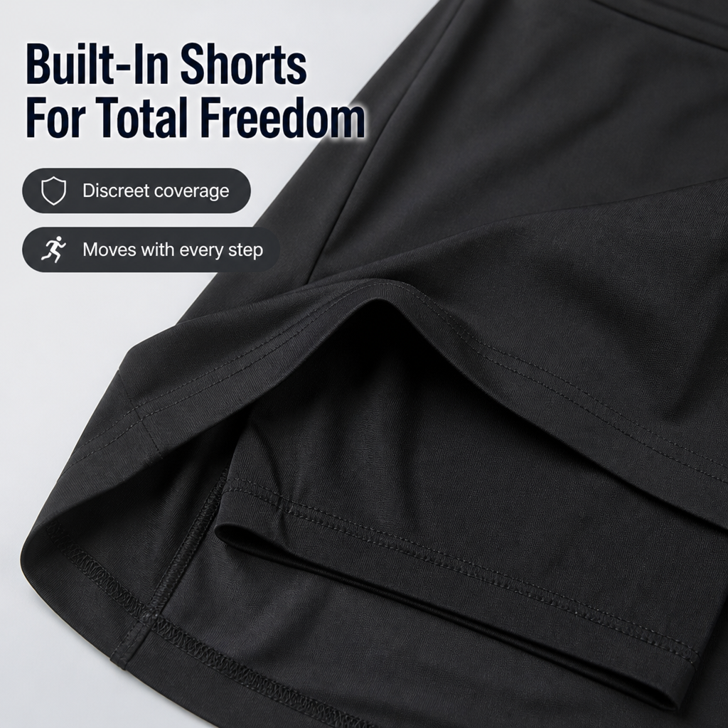 RadiantPace™ Athletic Dress — Unleash Total Confidence with Built-In Freedom and Flawless Comfort