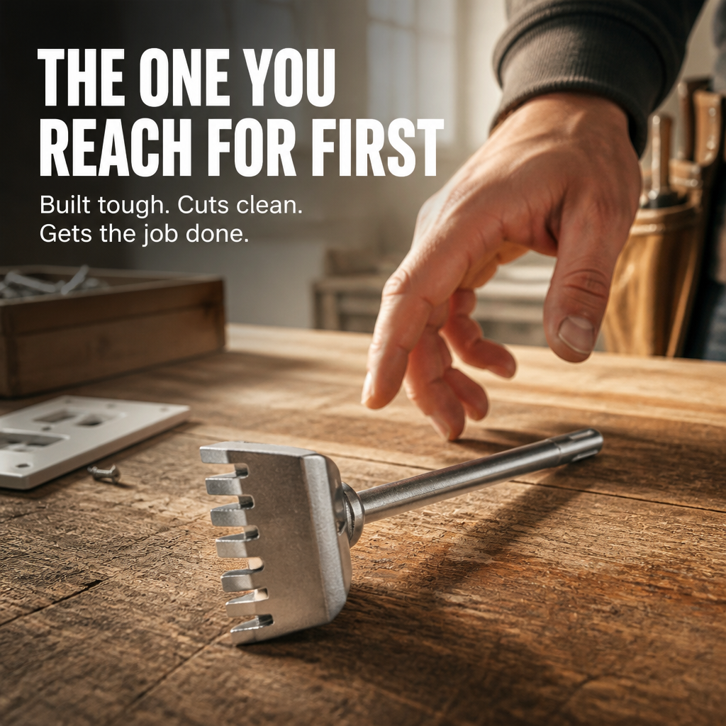 VeroCut™ Square Hole Cutter — Cut Perfect Squares Fast for Flawless, Stress-Free Installs Every Time