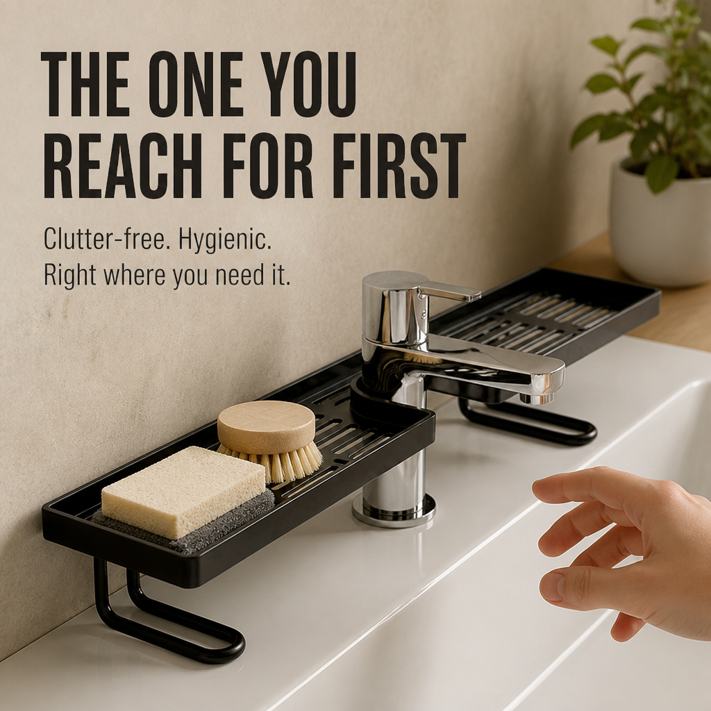 StreamNest™ — Instantly Declutter Your Sink for a Fresher, Calmer Kitchen Every Day