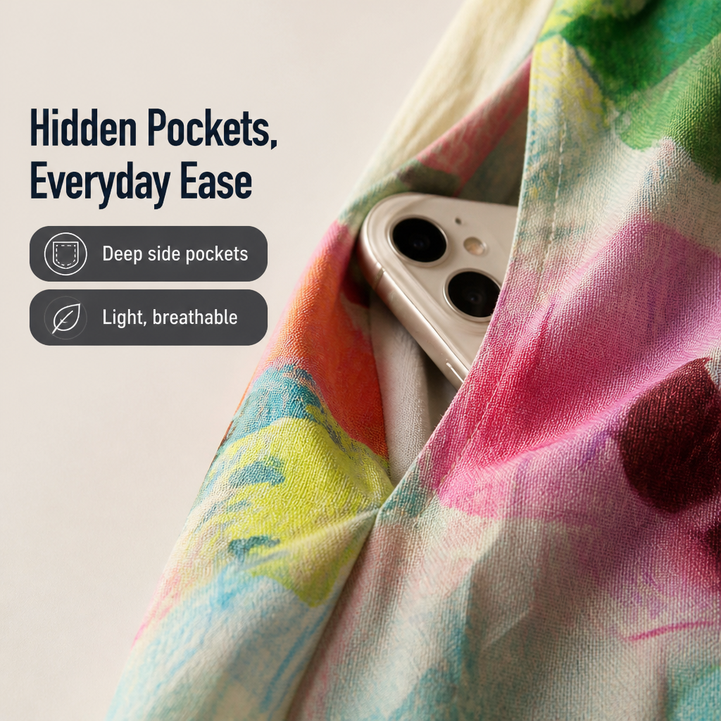 VivaLuna™ Color Splash Dress — Ignite Your Confidence with Every Breath of Color