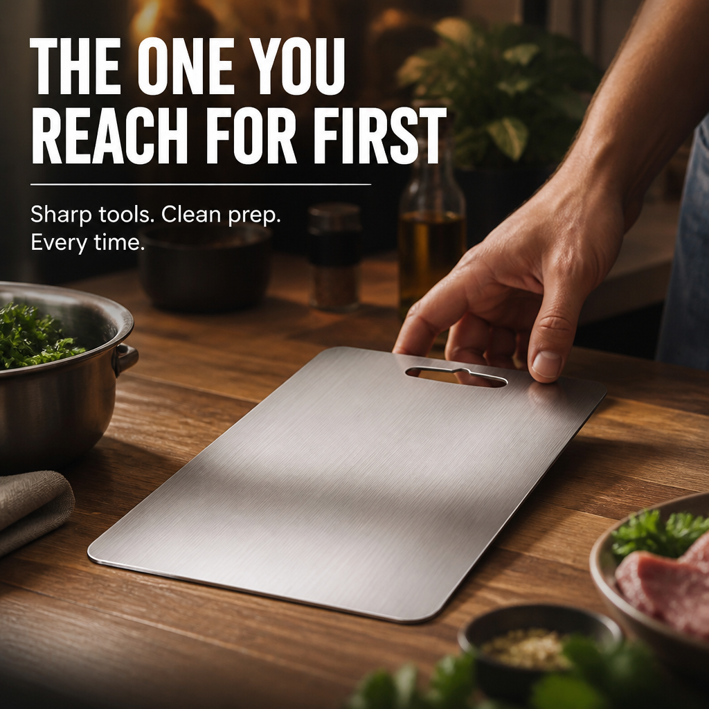 EdgeForge™ — Keep Your Knives Sharp and Your Kitchen Spotless with Effortless Prep