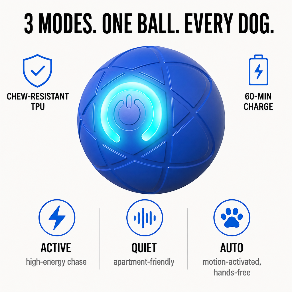 DashRoll™ — Tire Out Your Dog's Energy Hands-Free While You Work