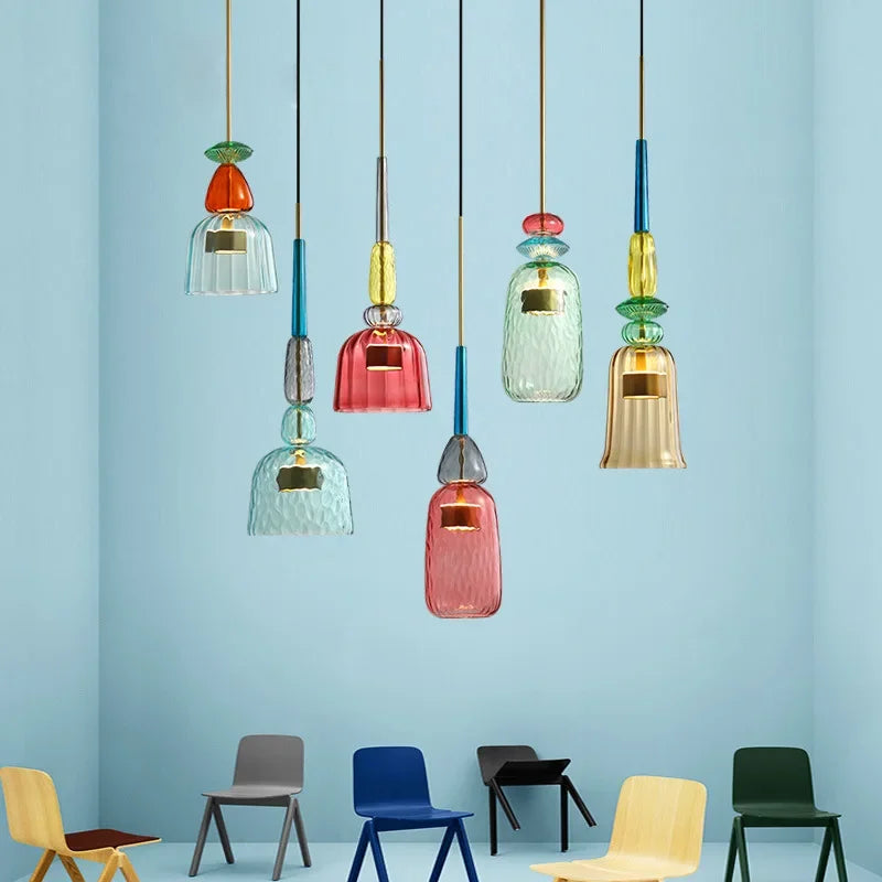 Adjustable Suspension Vibrant Hanging Pendant Lamp