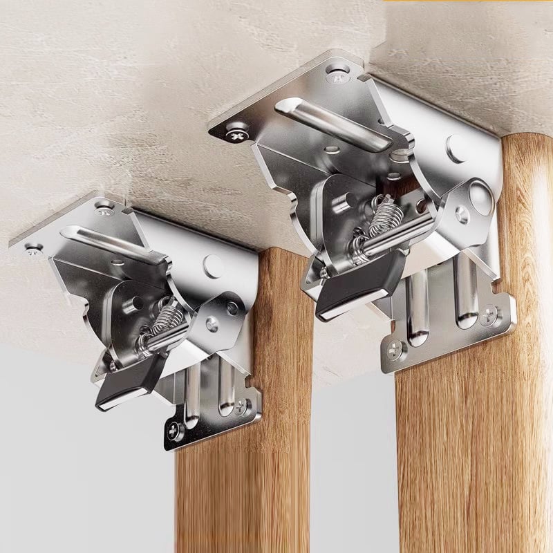 SteelFlex™ Corner Brackets — Unshakable Strength That Folds Away to Free Your Space