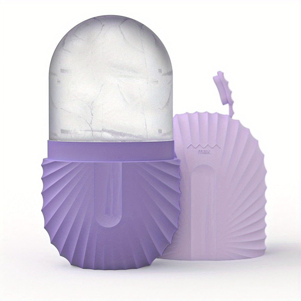 ChillGlow - Reusable Facial Roller with Ice Cube for Refreshing Relief