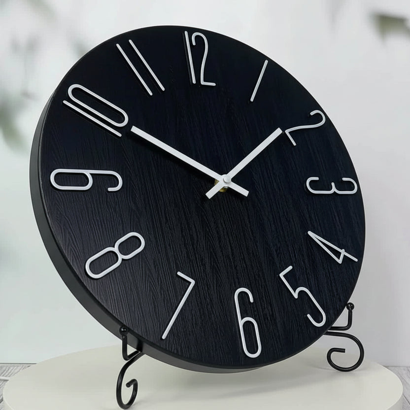 Sleek and Silent Frameless Wall Clock for Modern Homes