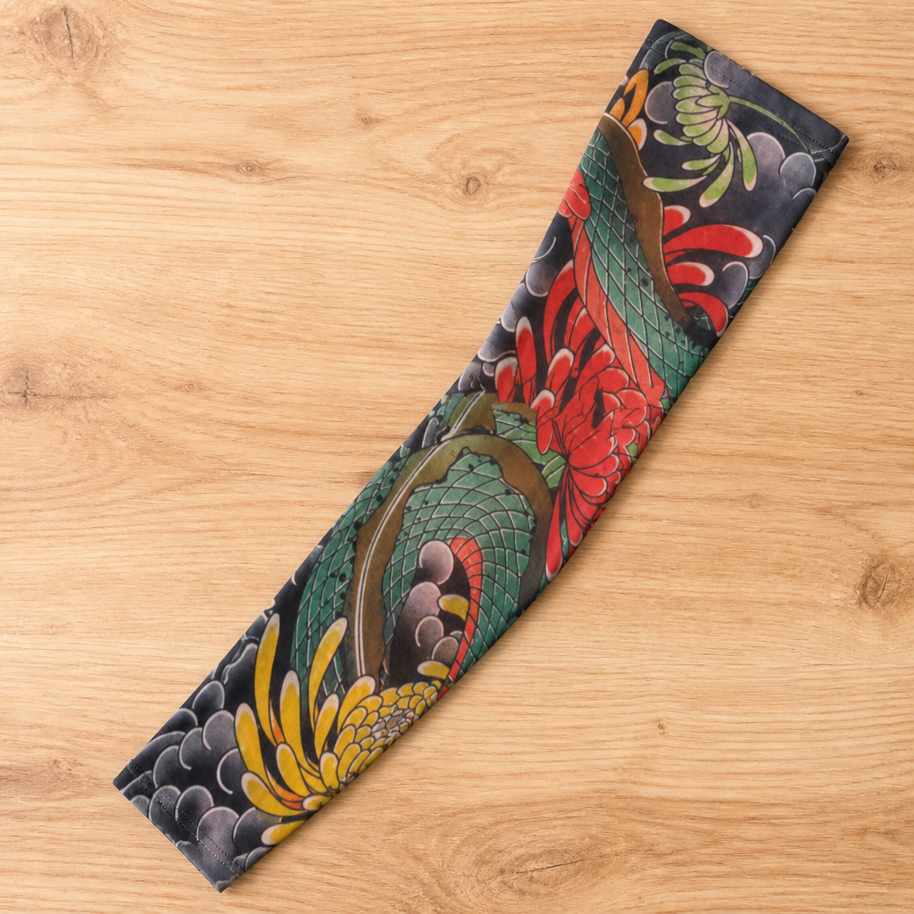 SlipSkin™ — Flaunt Fierce Tattoo Style with All-Day Sun Armor