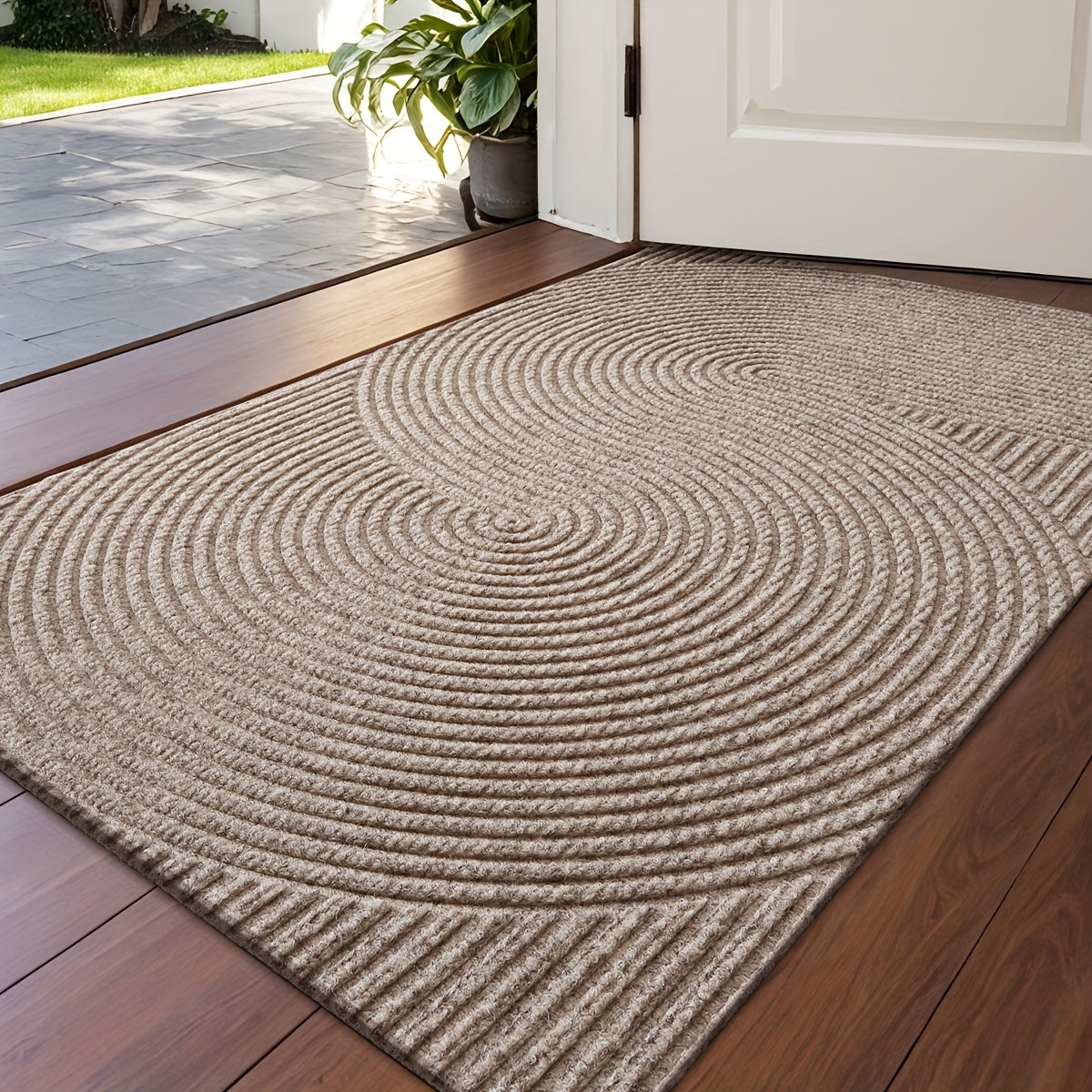 Stylish Non-Slip Geometric Entryway Mat for Your Home