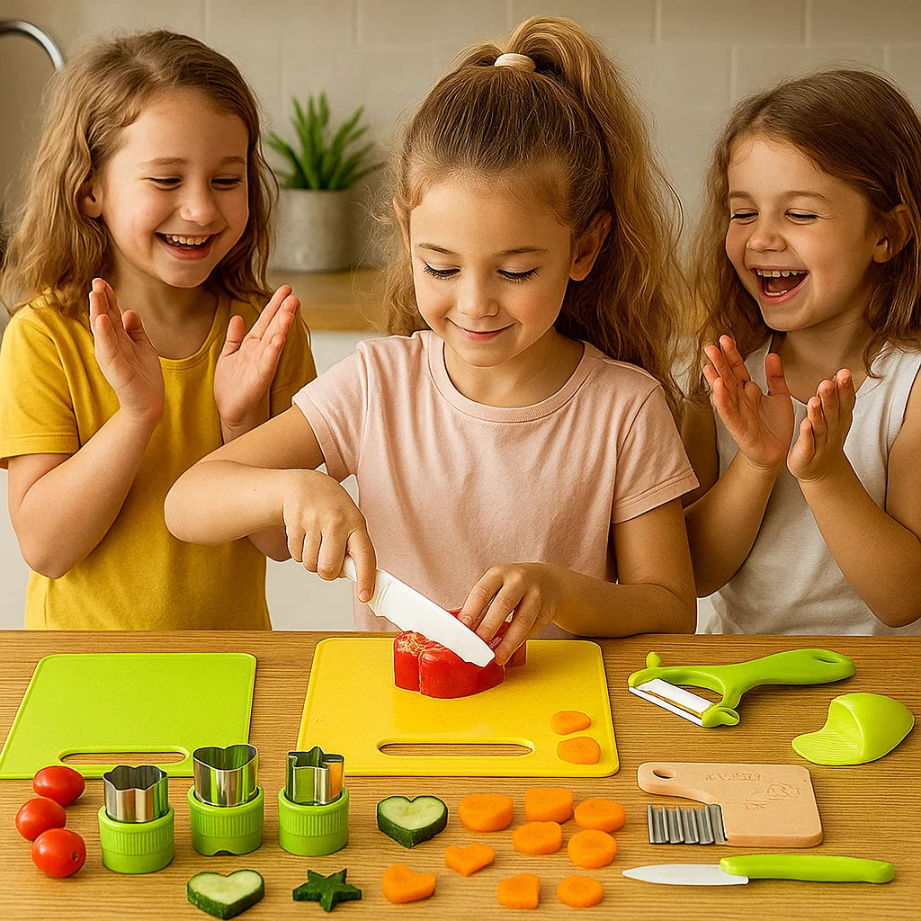 SliceJoy™ — Ignite Your Child’s Confidence with Safe, Fearless Kitchen Fun