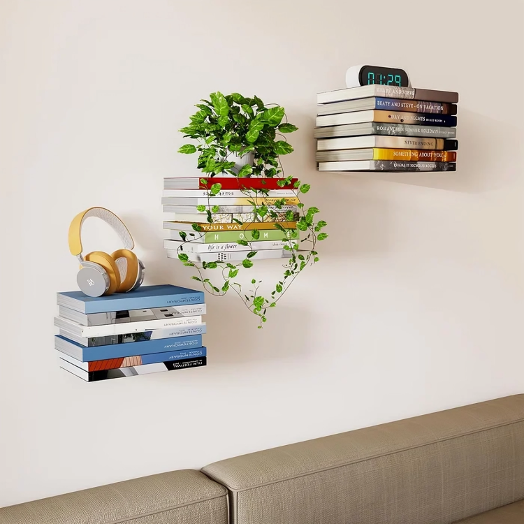 AeroStack™ — Transform Your Space with Stunning, Gravity-Defying Floating Bookshelves