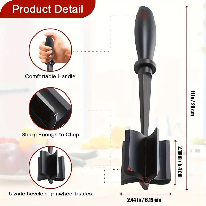 Ground Meat Chopper Tool for Easy Food Preparation