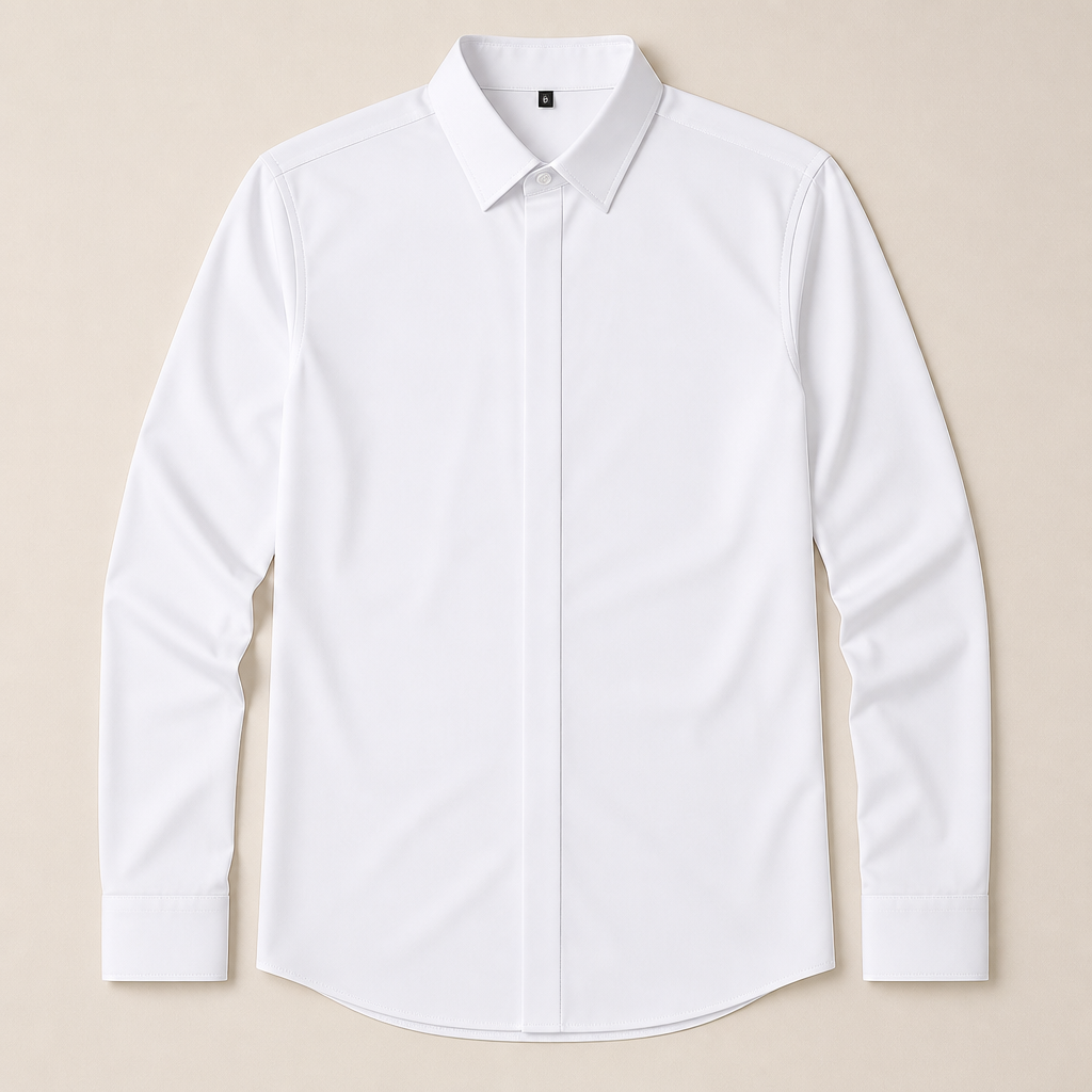 Maxton™ – Wrinkle-Resistant Slim-Fit Dress Shirt with 4-Way Stretch