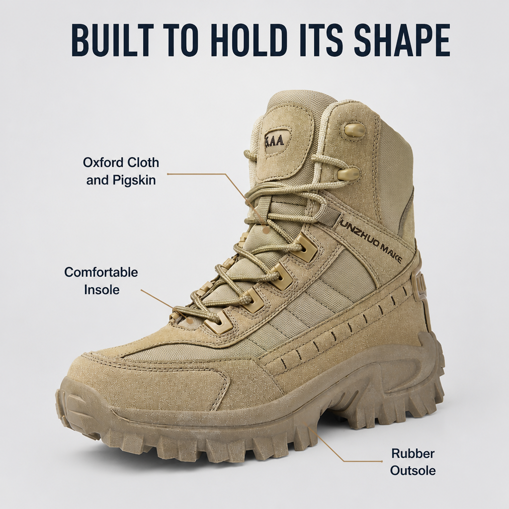 IronDash™ Tactical Boots — Command Every Terrain with Dry, Steady Confidence