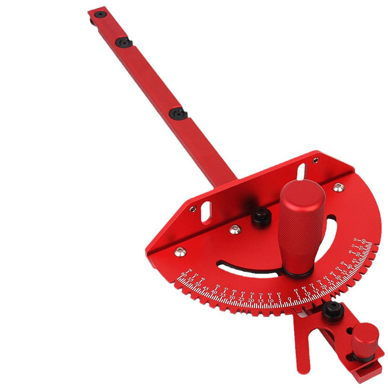Adjustable Protractor Miter Stop – Angle Range 0° to 60°