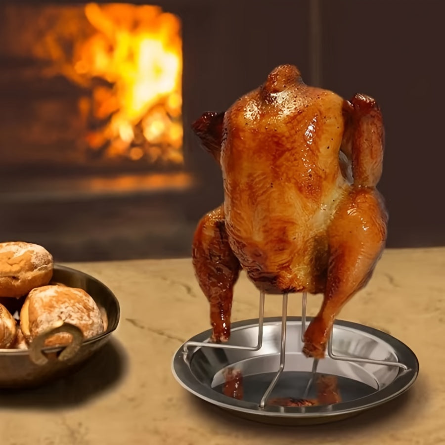 CrispCook Pro – Stainless Steel Vertical Roasting Rack
