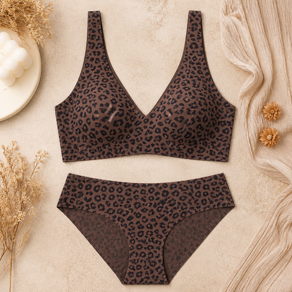 VeloraLift™ – Seamless Wire-Free Comfort Bra with Plunge V-Neck