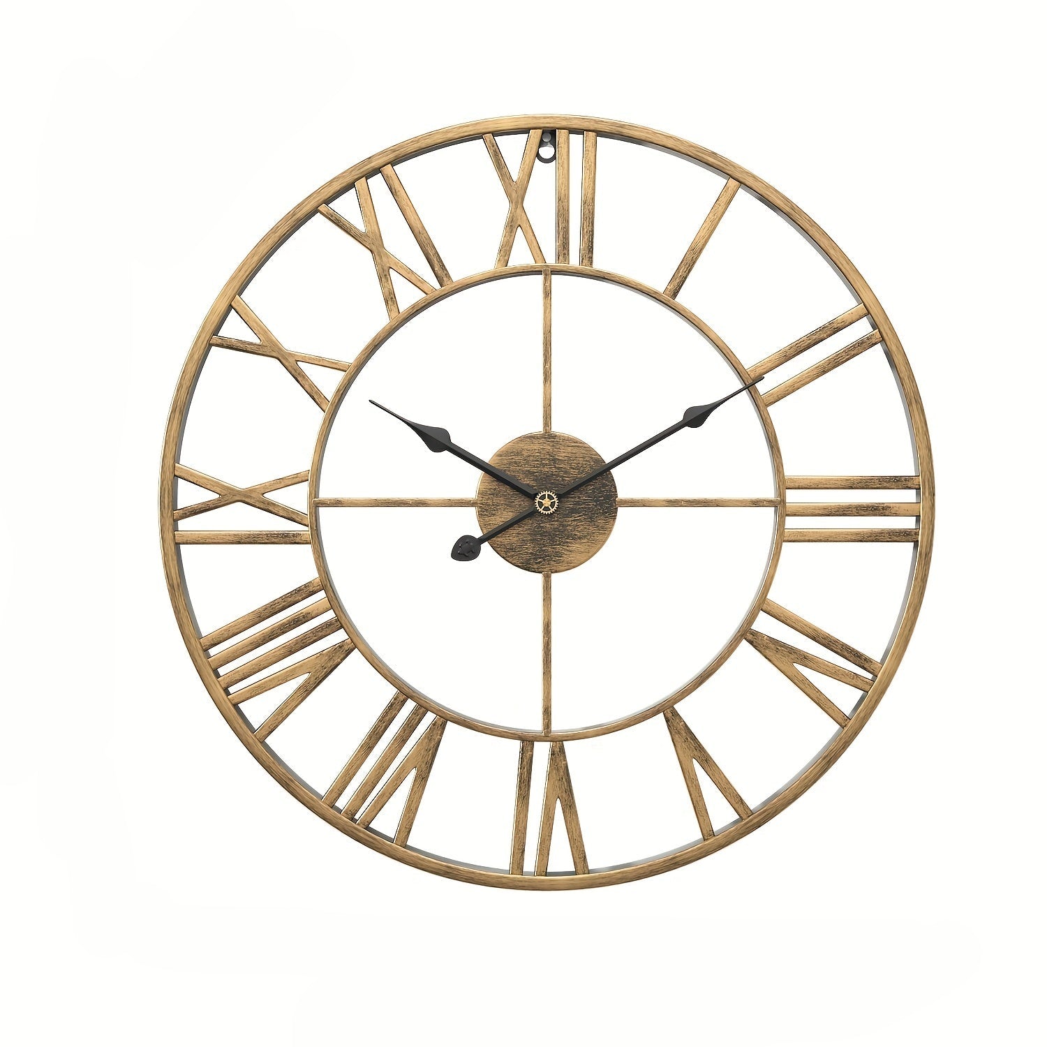 TranquilTime - Elegant Silent Round Wall Clock for Bedrooms