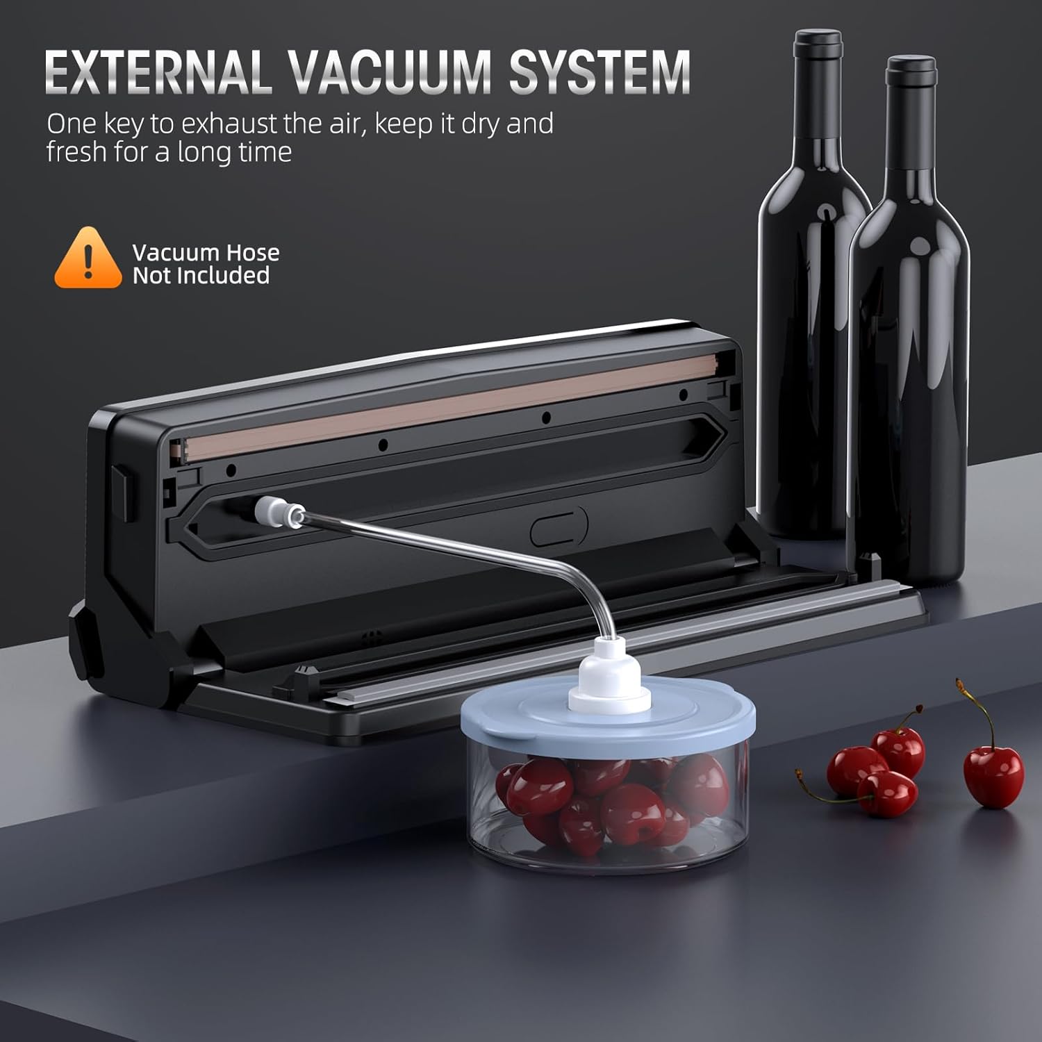 Versatile 8-in-1 Food Preservation Vacuum Sealer with Cutter