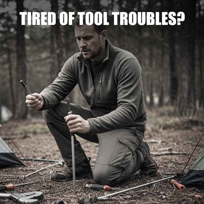 Compact Stainless Steel Multi-Tool with Pliers – 12 Functions