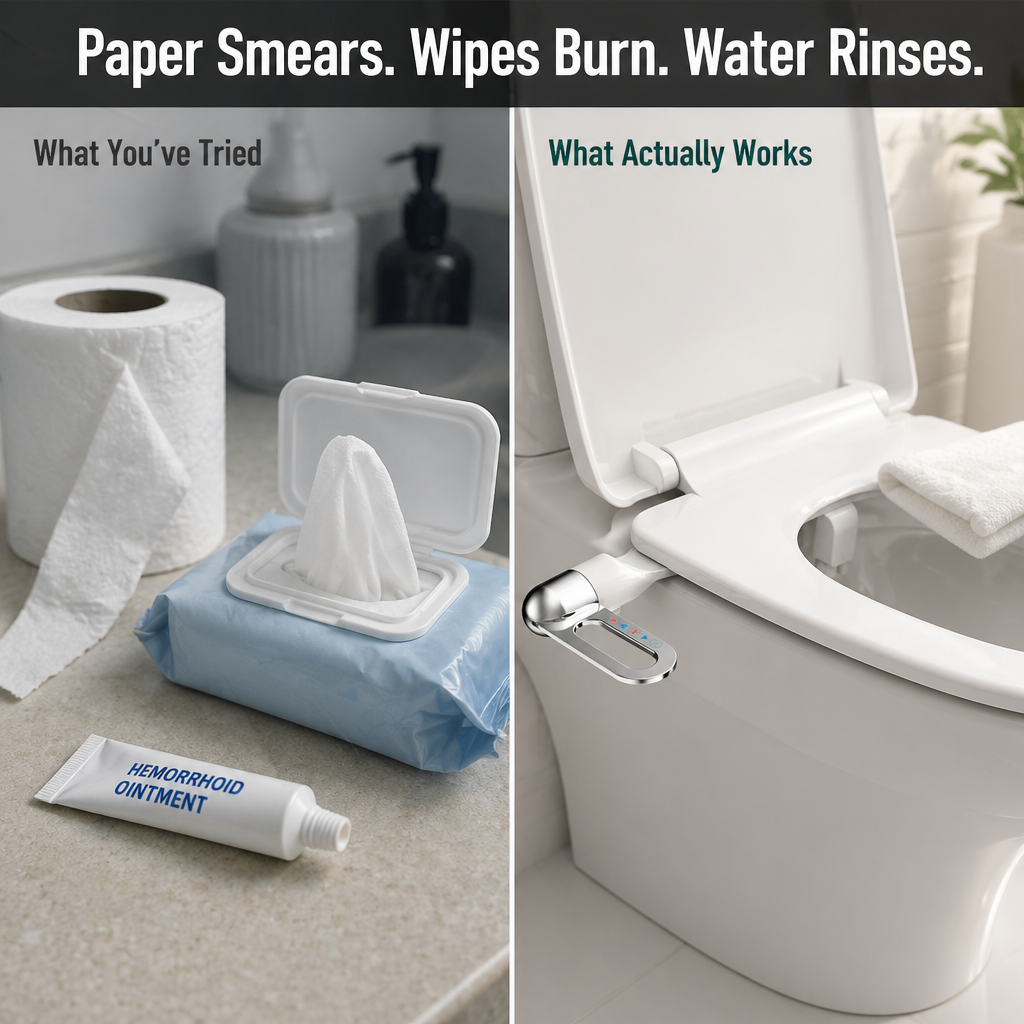 HydraPurify™ — Quit the Rough Wipe, Avoid the Plumber, Truly Feel Clean