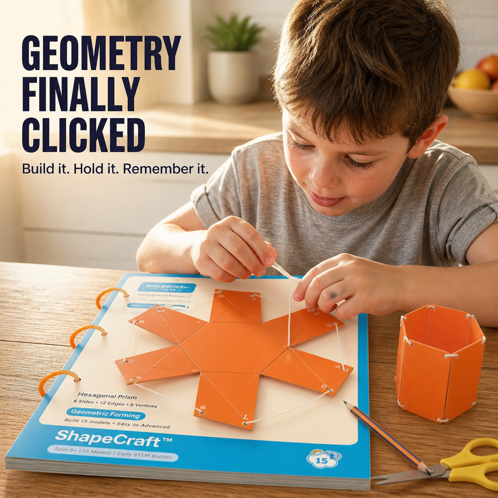 ShapeCraft™ — Create Real 3D Shapes And Help Geometry Finally Click For Kids 6+