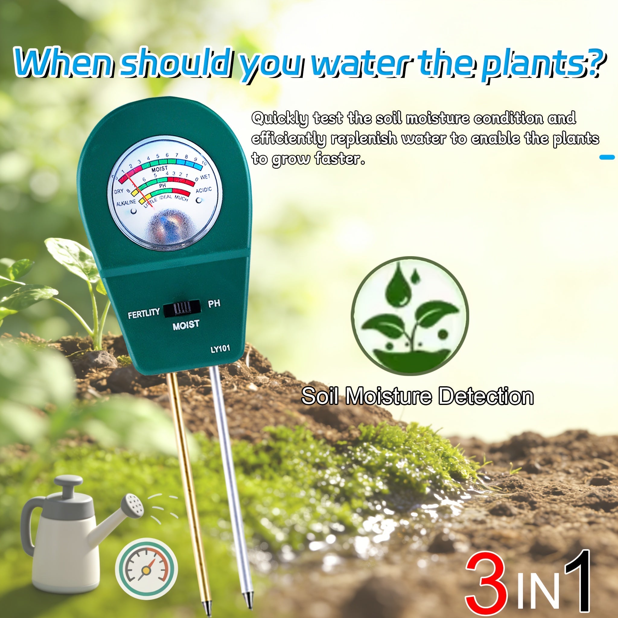 EcoGrow Pro – All-in-One Soil Health Monitor