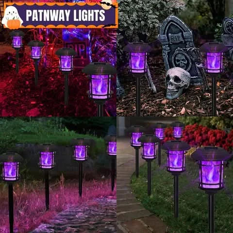 Solar Torch Lights for Driveways and Courtyard Pathways