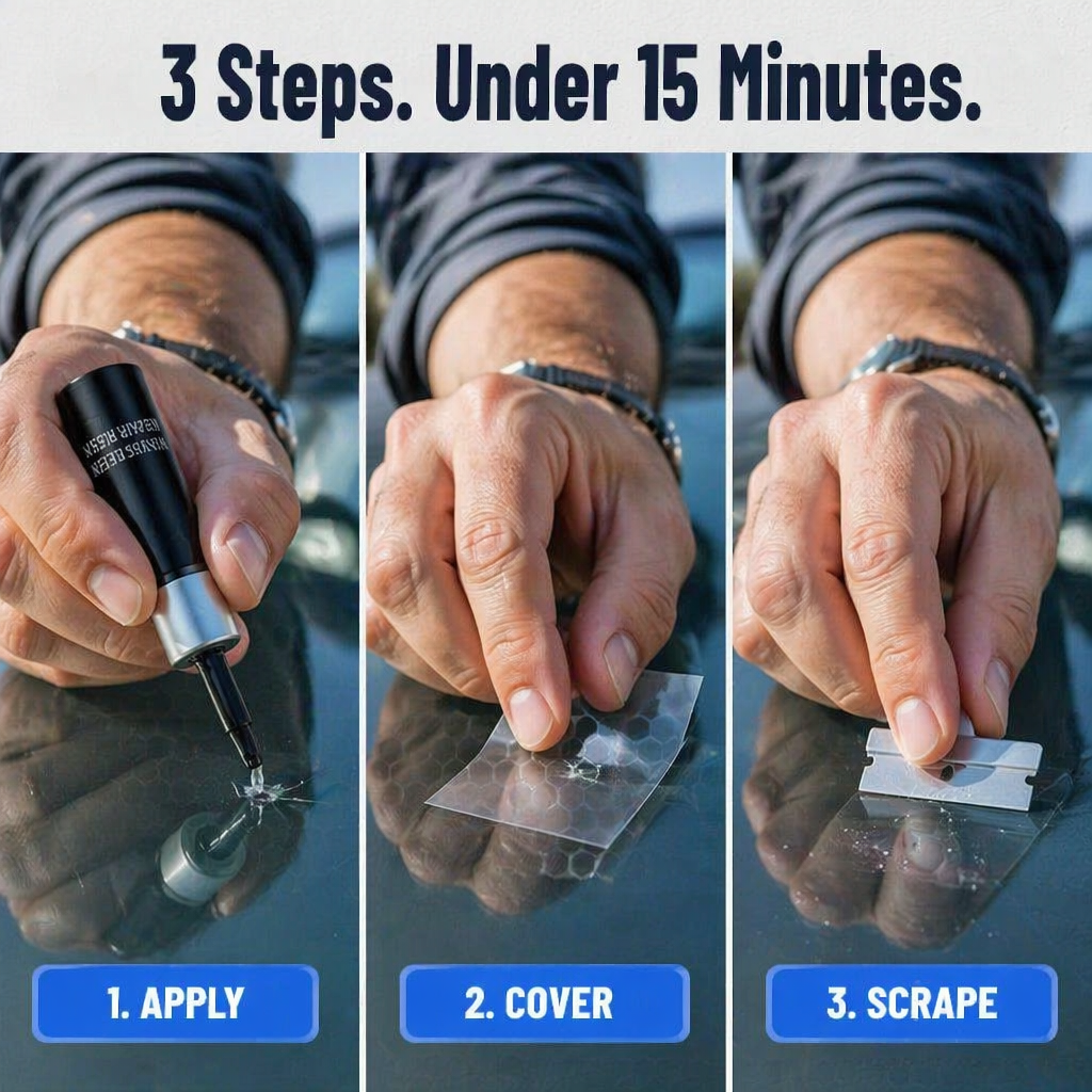 CrystalArmor™ — Prevent Crack Growth and Save Over $300 on Windshield Replacement