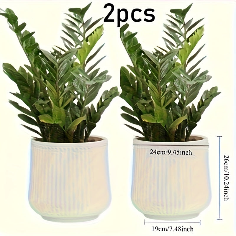 Stylish Indoor Planter Duo for Chic Home Decor