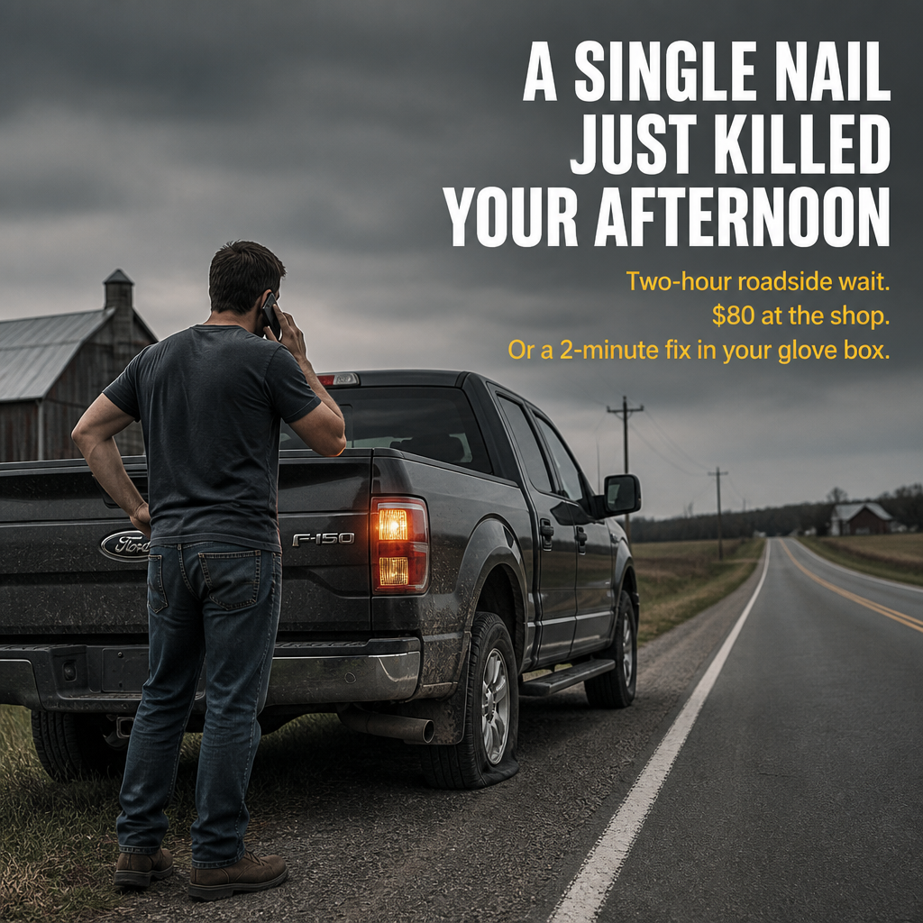 SlipMate™ — Insert Any Flat in 60 Seconds Without Taking Off the Tire