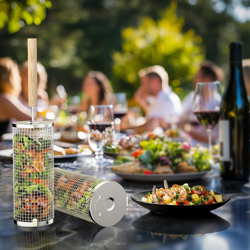 GrillMaster Pro - Ultimate Stainless Steel BBQ Basket