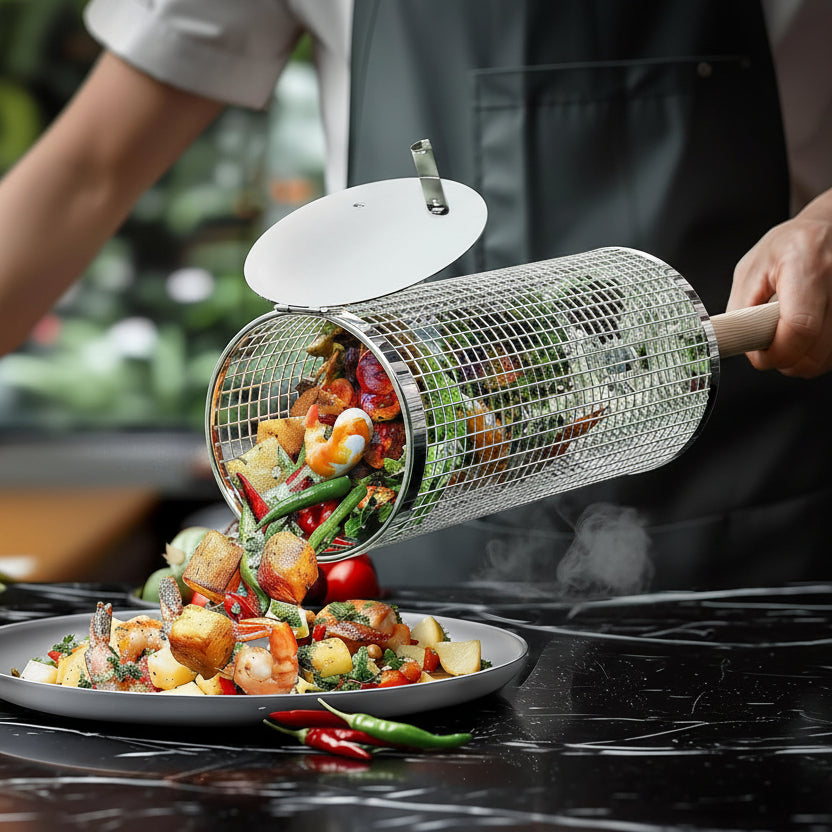 GrillMaster Pro - Ultimate Stainless Steel BBQ Basket
