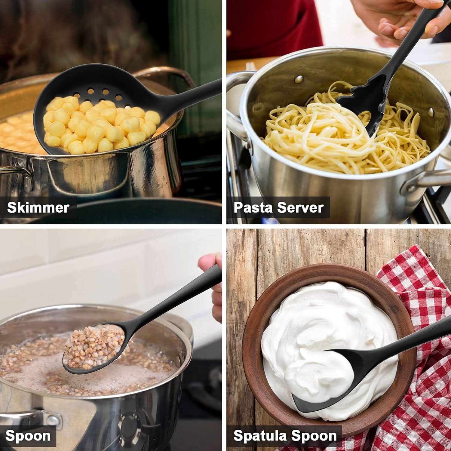 Essential Silicone Cooking Tool Collection